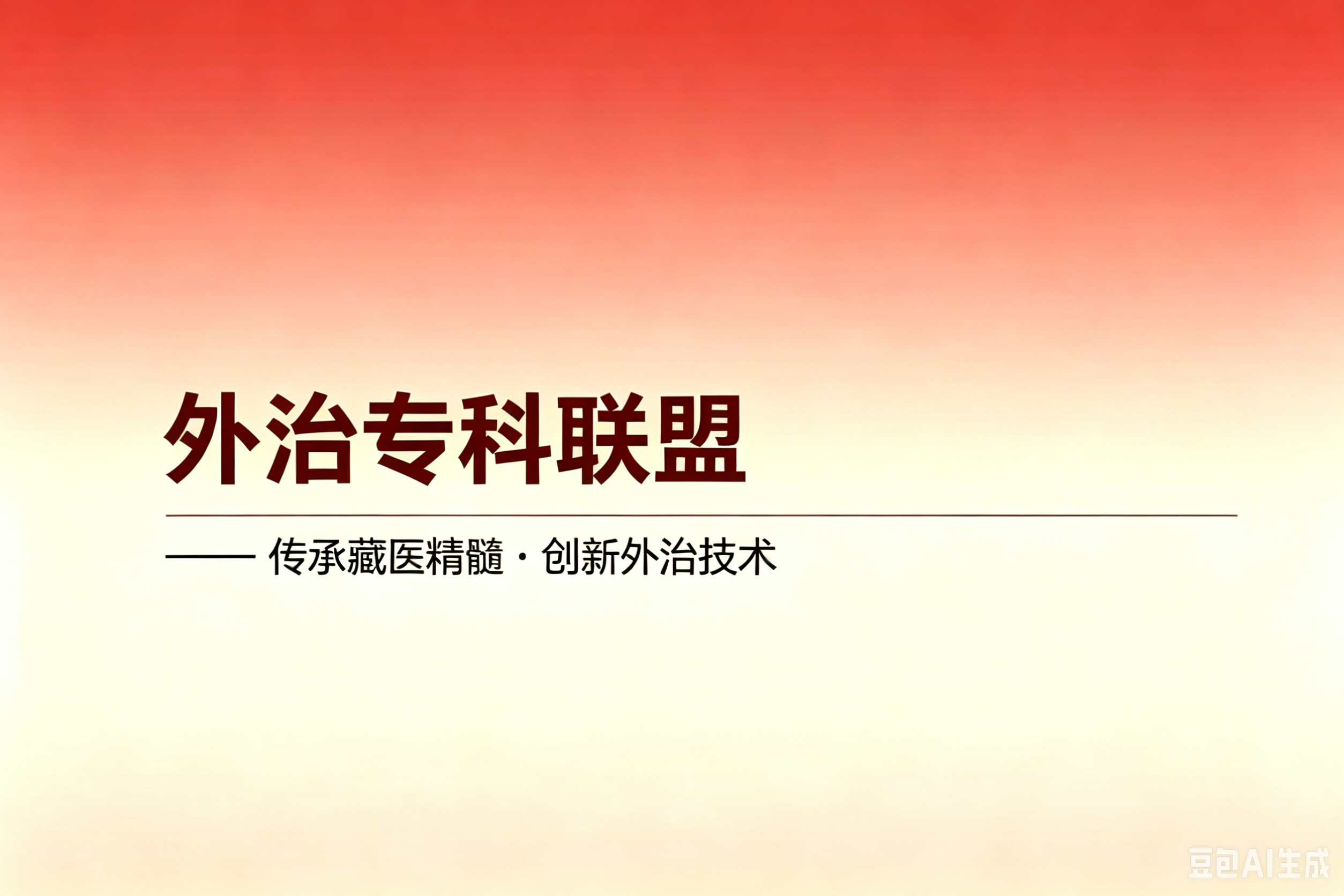 外治专科联盟