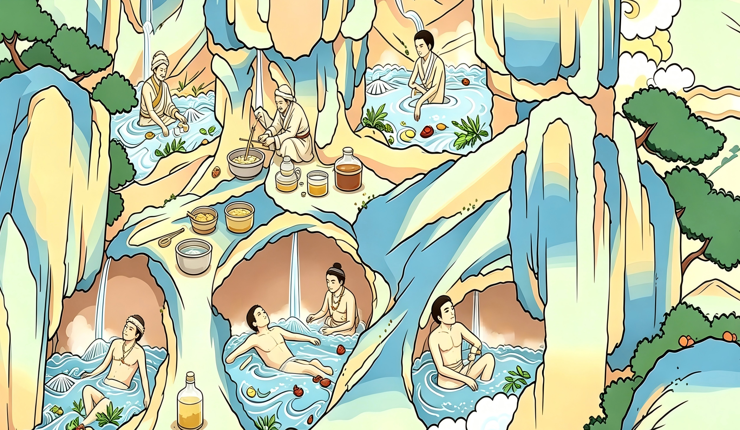 藏药浴的起源